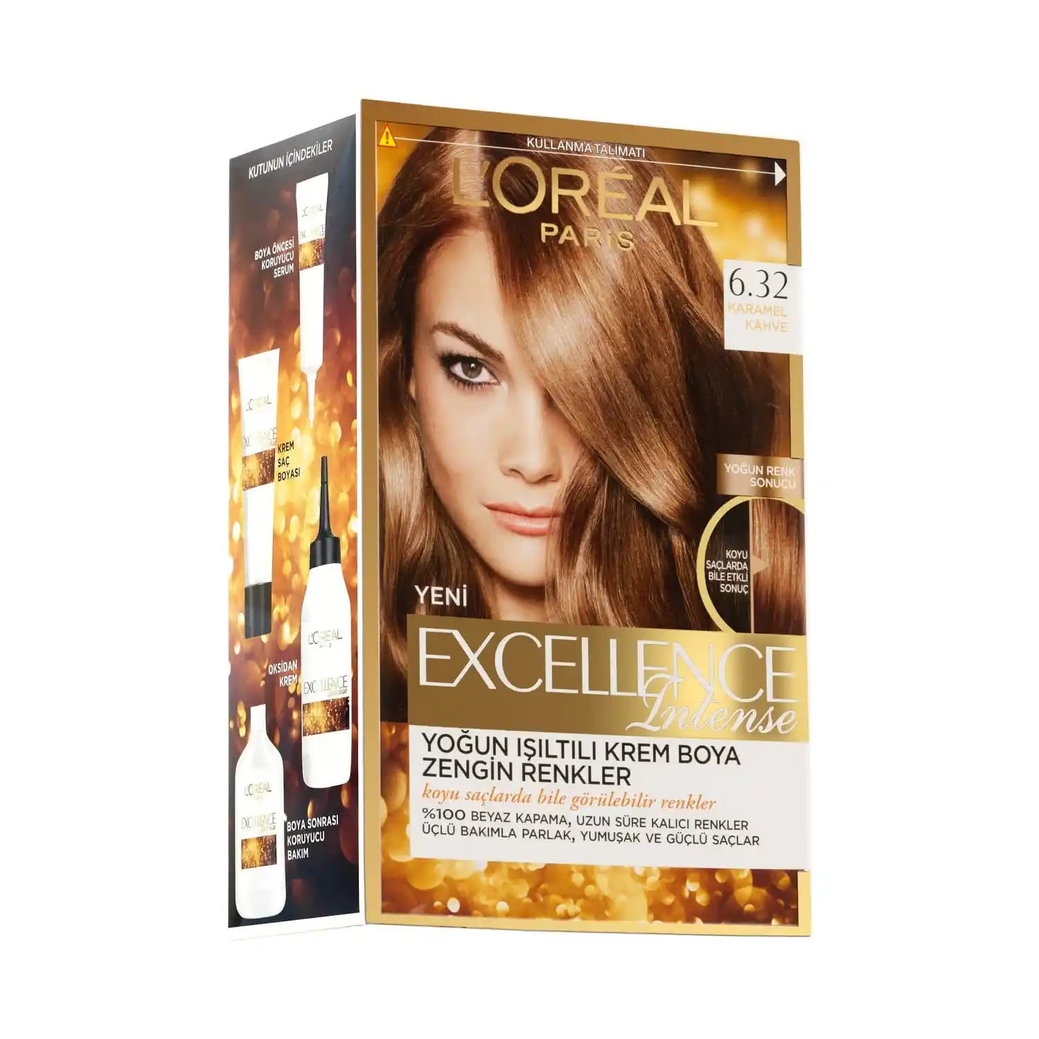 Loreal Excellence Intense Karamel Kahve Saç Boyası ile Doğal ve Kalıcı Renk Seçenekleri