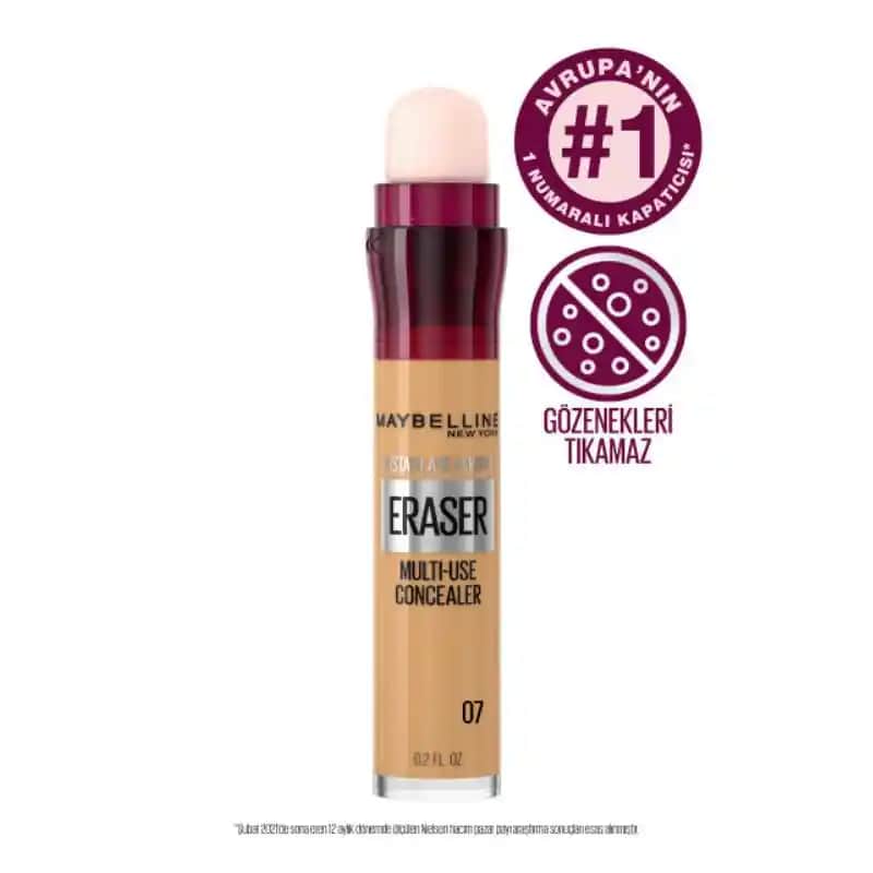 Maybelline 07 Sand Kapatıcı: Doğal Görünüm ve Uzun Süreli Etki Sağlayan Makyaj Ürünü