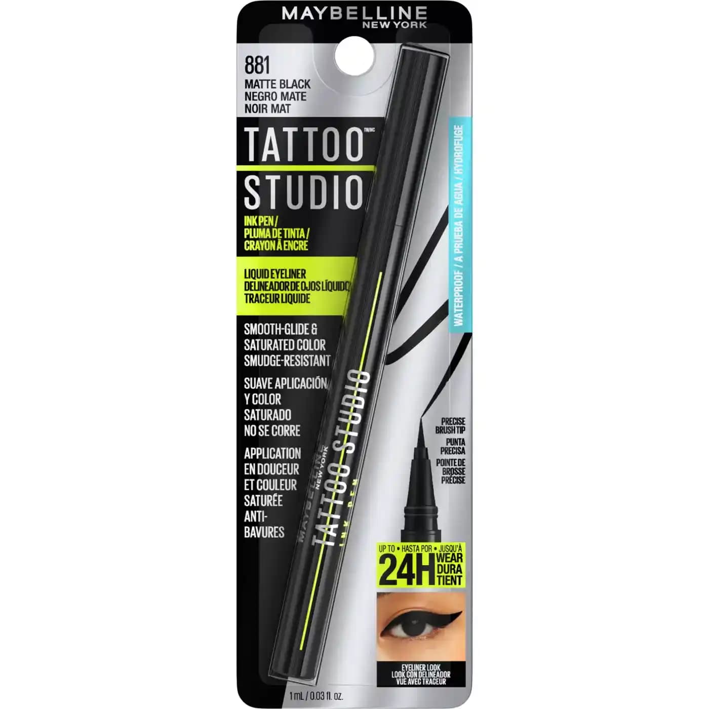 Maybelline Tattoo Eyeliner Serisi: Uzun Süre Kalıcı ve Çekici Göz Makyajı Ürünleri