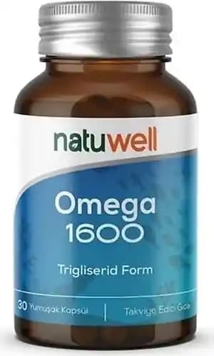 Natuwell Omega 1600: Yüksek EPA ve DHA İçeriğiyle Sağlık ve Güzellikte Güvenilir Destek