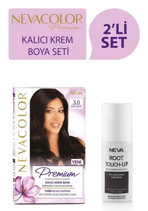 Nevacolor Koyu Kahve Saç Boyası ile Doğal ve Şık Bir Görünüm Yaratın