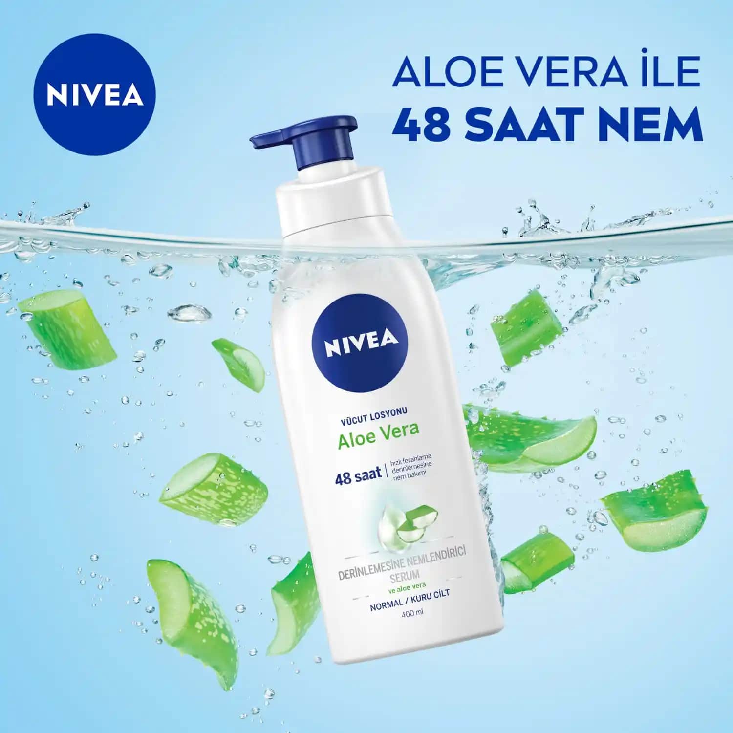NIVEA Aloe Vera Vücut Losyonu: Doğal İçeriklerle Derinlemesine Nemlendirme ve Cilt Bakımı