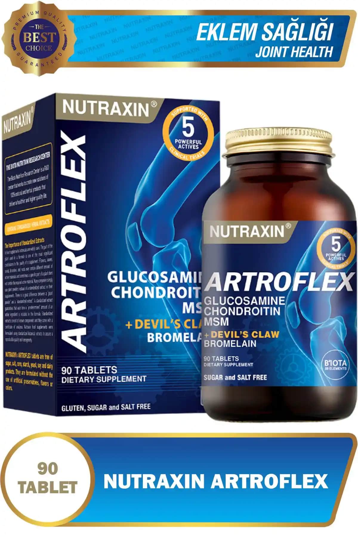 Nutraxin Artroflex Eklem Sağlığını Destekleyen Güçlü Bir Takviyedir
