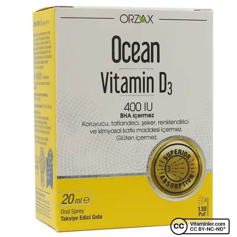 Ocean D Vitamini 400 IU: Kozmetik ve Sağlıkta Güçlü Destek Sağlayan Takviye