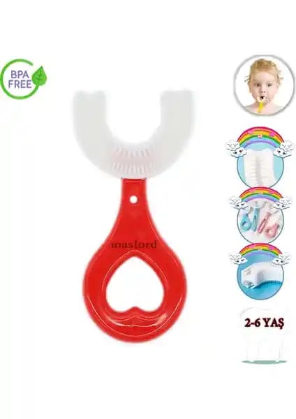 Mas Lord U Tipi Çocuk Diş Fırçası Karşılaştırması Kırmızı ve Sarı Modellerin Özellikleri