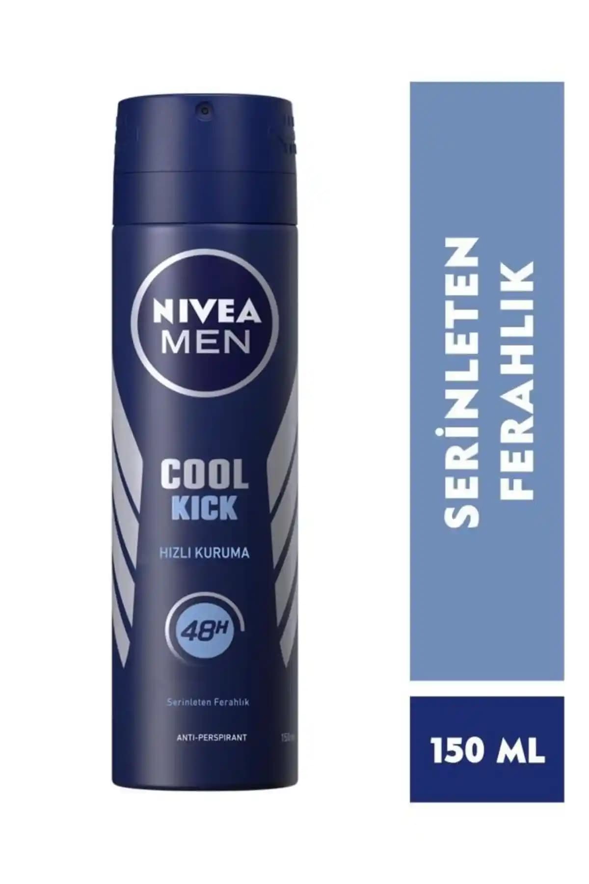 NIVEA Men Cool Kick Erkek Sprey Deodorant İncelemesi: Uzun Süreli Ferah Kalma