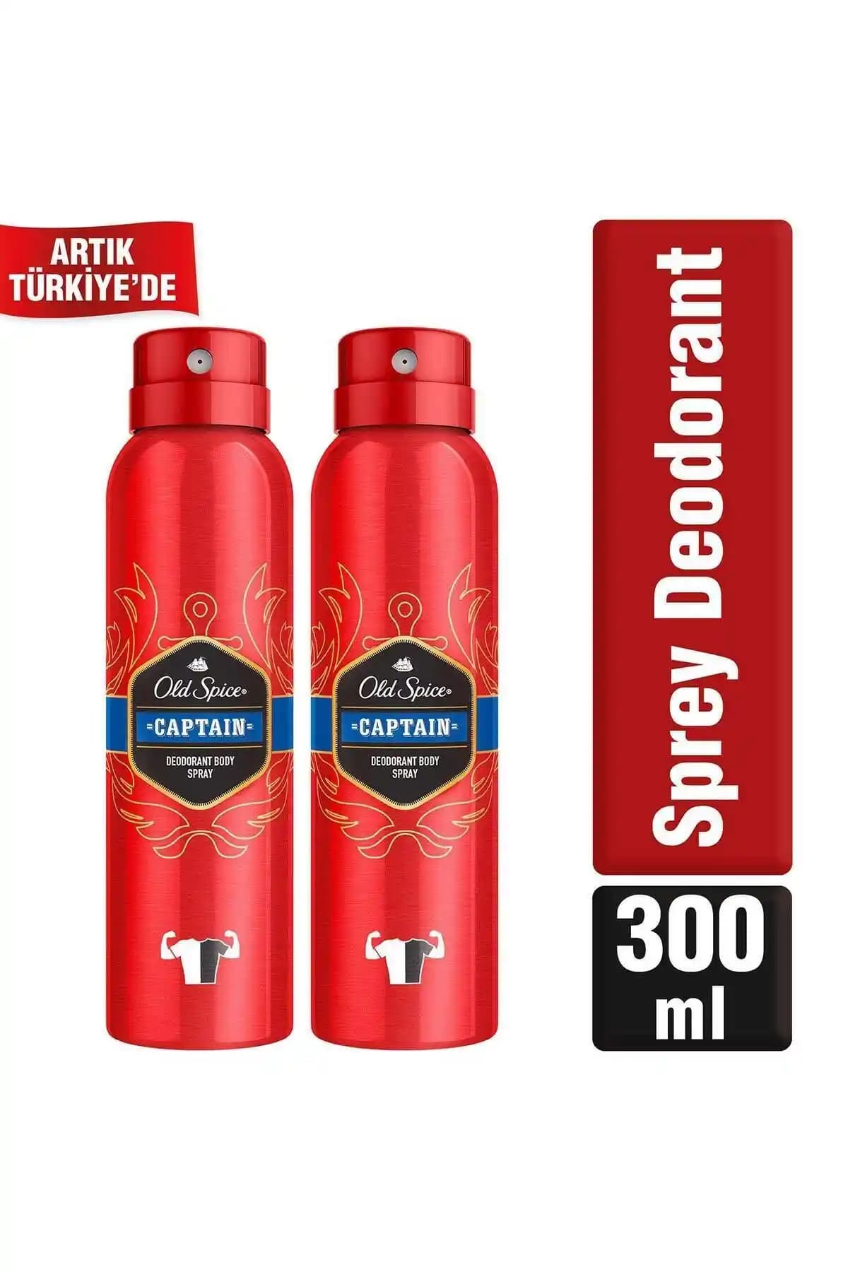Old Spice 150 ml Captainx2 Sprey Deodorant İncelemesi: Kalıcı ve Ferah Bir Seçenek