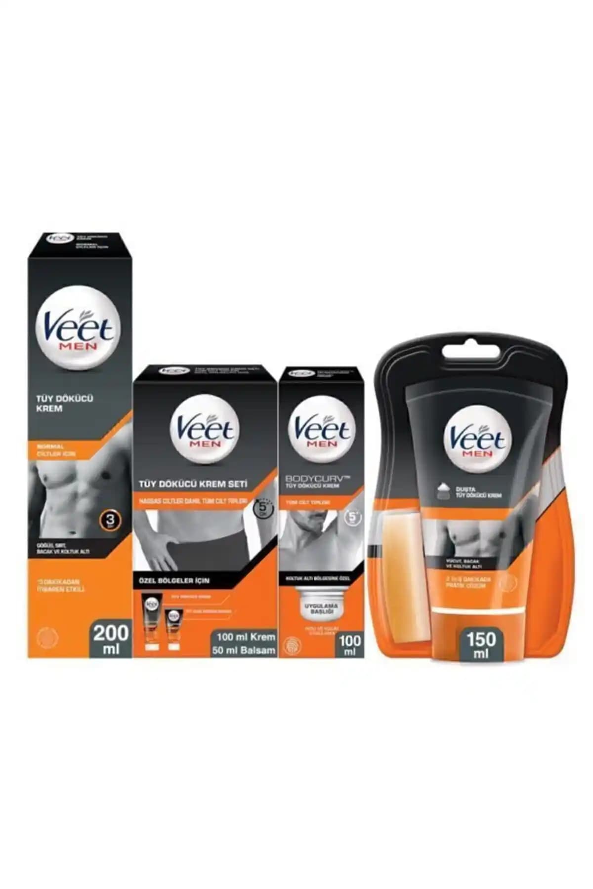 Veet Men Tüy Dökücü Krem Seti: Hızlı ve Etkili Vücut Bakımı için Pratik Çözüm