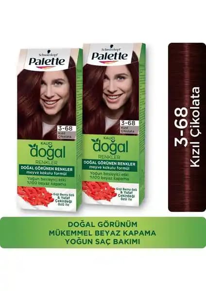 Palette Kalıcı Doğal Renkler ve Schwarzkopf Tarçın Bakır Saç Boyası Karşılaştırması