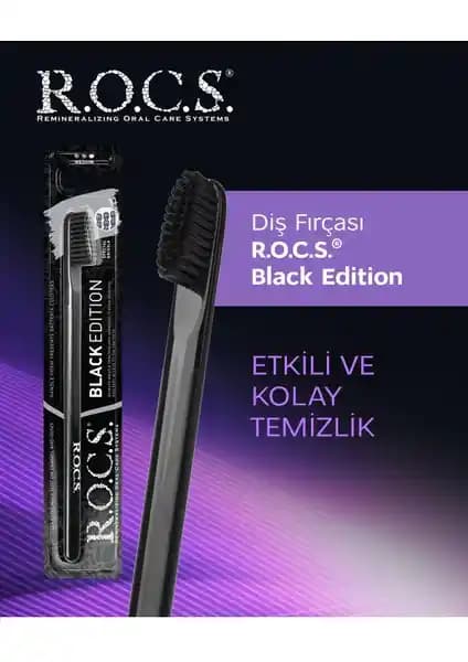 R.O.C.S. Black Edition ve Pro Black Diş Fırçaları Karşılaştırması ve Özellikleri