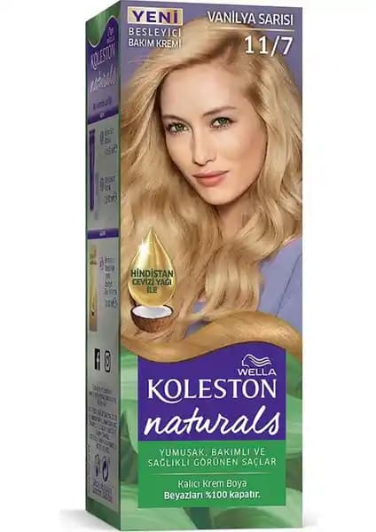 Wella Koleston Naturals 11/7 Vanilya Sarısı ve 6/7 Çikolata Kahve Karşılaştırması