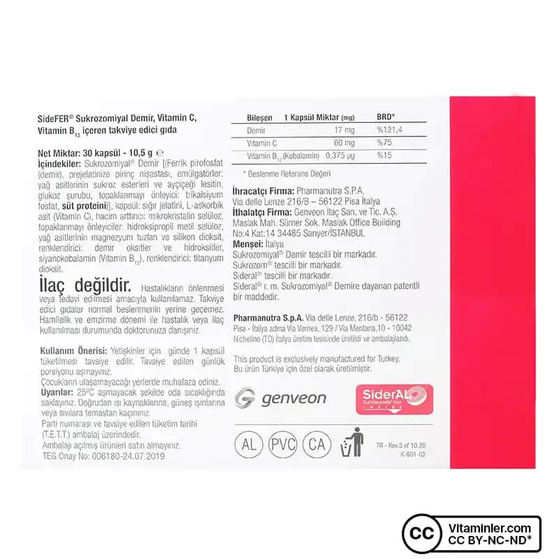 Demir Takviyeleri ve SideFER Ürünü: Güzellik ve Sağlık İçin Güçlü Destek