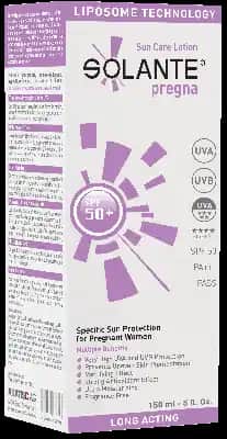 Gebelik Döneminde Güvenle Kullanabileceğiniz Solante Pregna SPF 50+ Güneş Koruyucu Losyonu