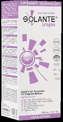 Gebelik Döneminde Güvenle Kullanabileceğiniz Solante Pregna SPF 50+ Güneş Koruyucu Losyonu