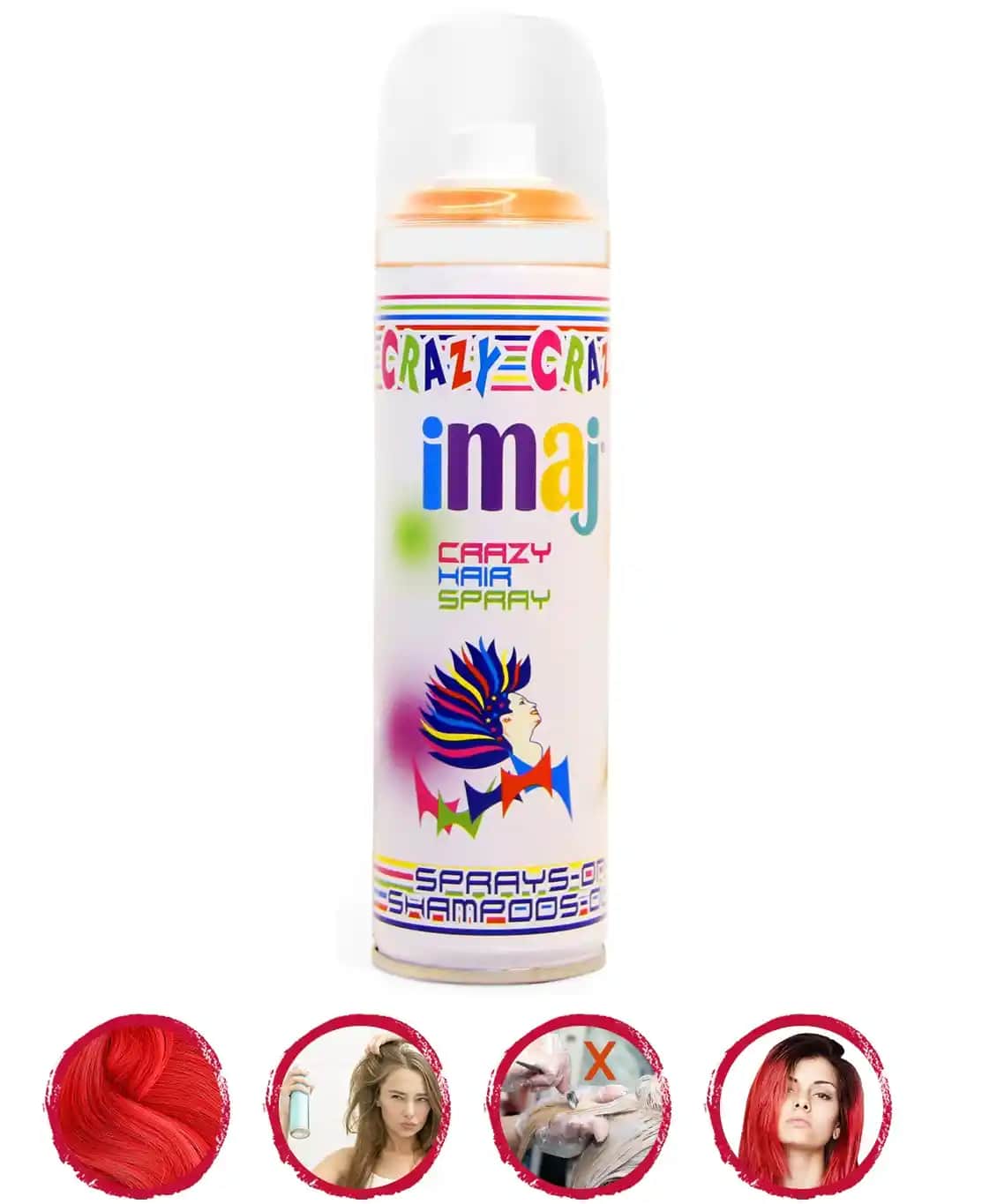 Geçici Sprey Saç Boyası: Kolay Uygulama ve Çeşitli Renk Seçenekleri ile Eğlence