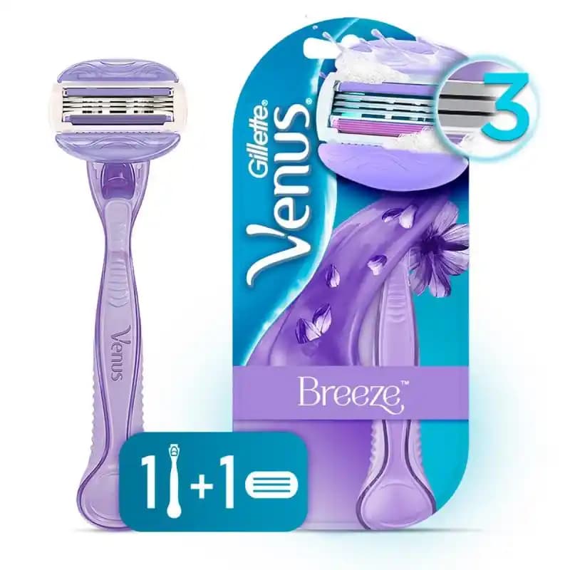 Gillette Venus ComfortGlide Breeze: Kadınlar İçin Konforlu ve Hassas Ciltlere Uygun Tıraş Bıçağı