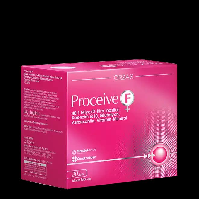 Kadınlar İçin Proceive F: Hormonal Denge, Enerji ve Cilt Sağlığı Destekleyici Takviye