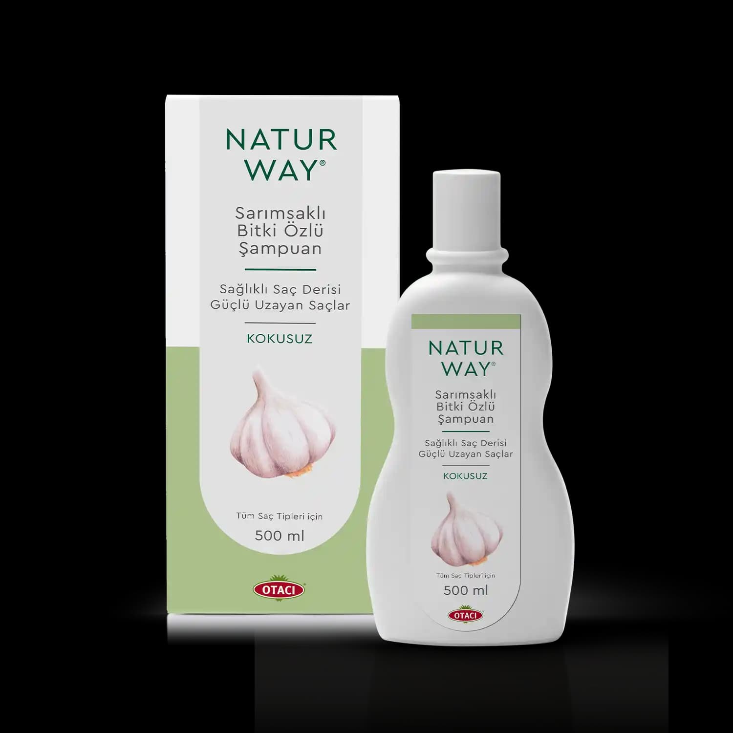Otacı Naturway Sarımsaklı Şampuan 500 ml doğal içeriklerle saç sağlığını destekler