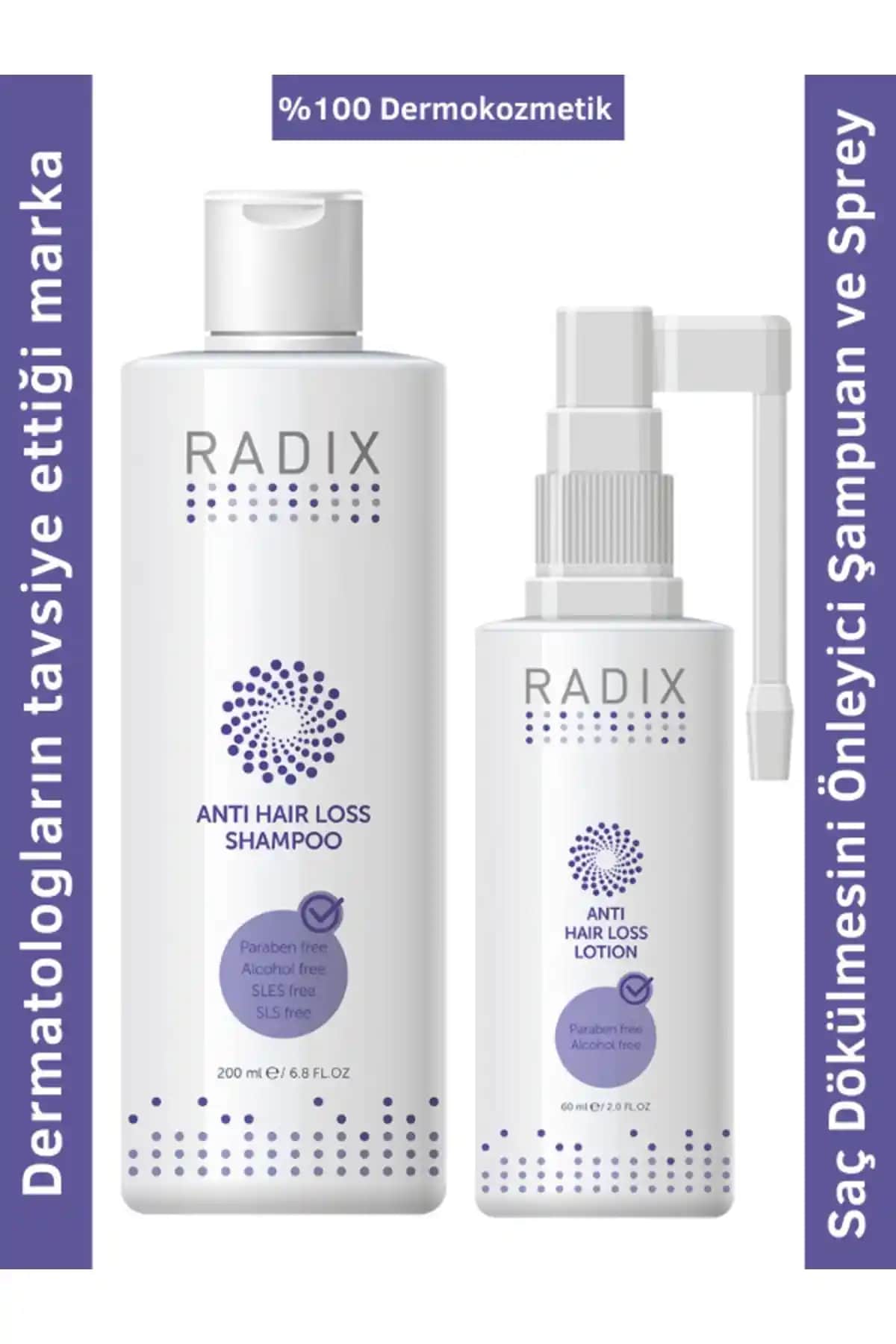 Radix Sprey ile Saç Dökülmesine Karşı Doğal ve Etkili Çözüm Sunan Ürün