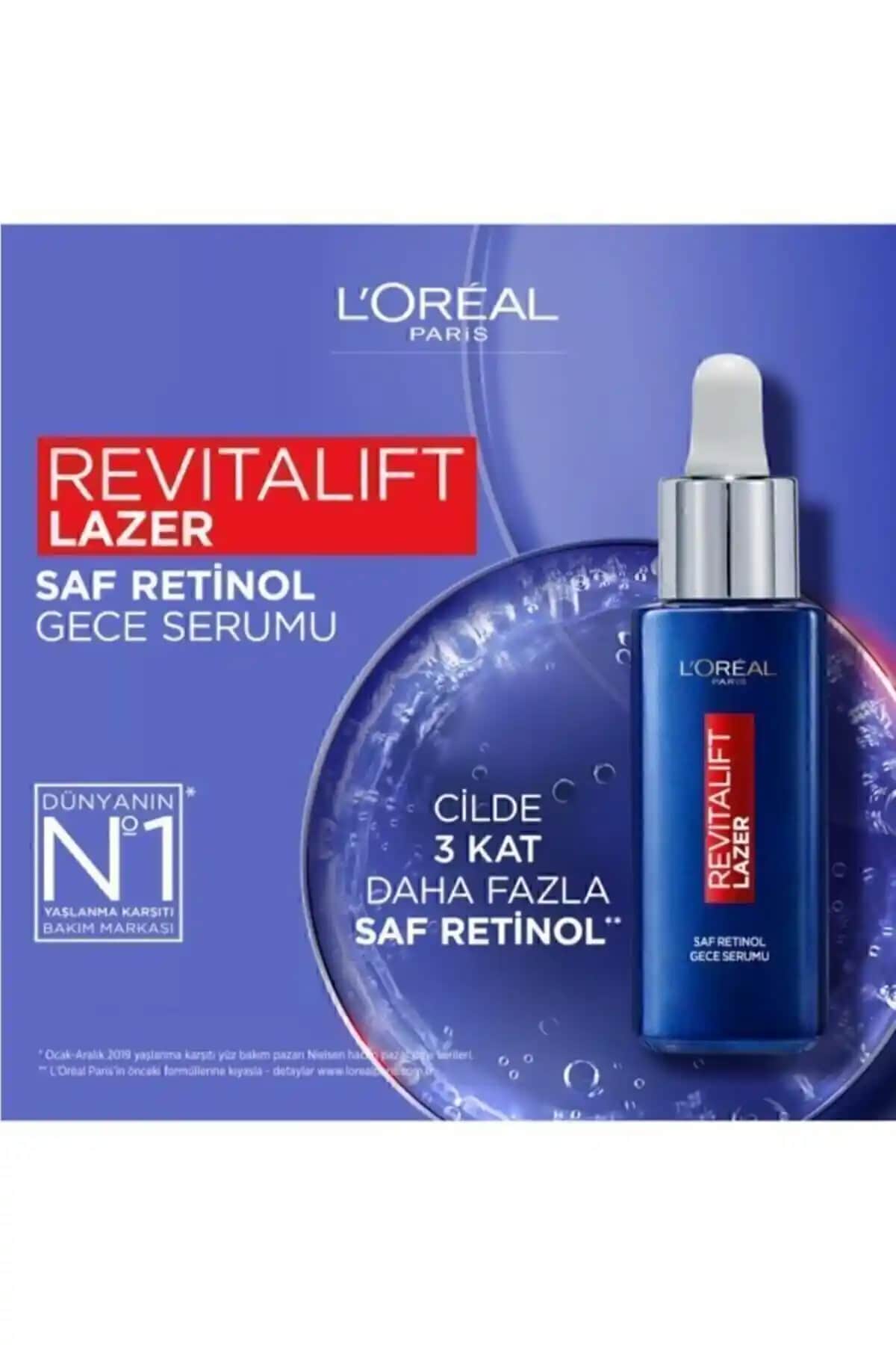 Revitalift Lazer Saf Retinol Gece Serumu: Yaşlanma Karşıtı Güç ve Cilt Yenileme