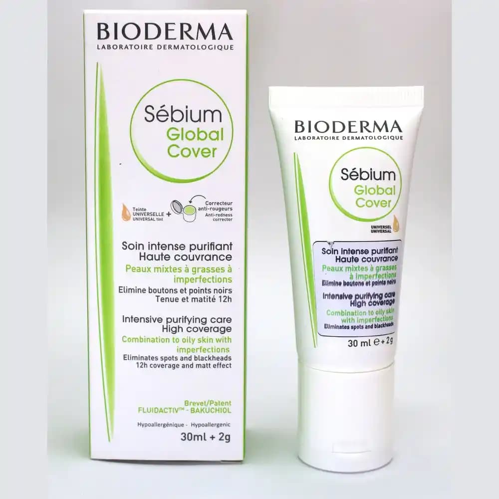Sebium Global Cover: Akneye Eğilimli ve Yağlı Ciltler İçin Yüksek Kapatıcı ve Yenileyici Çözüm