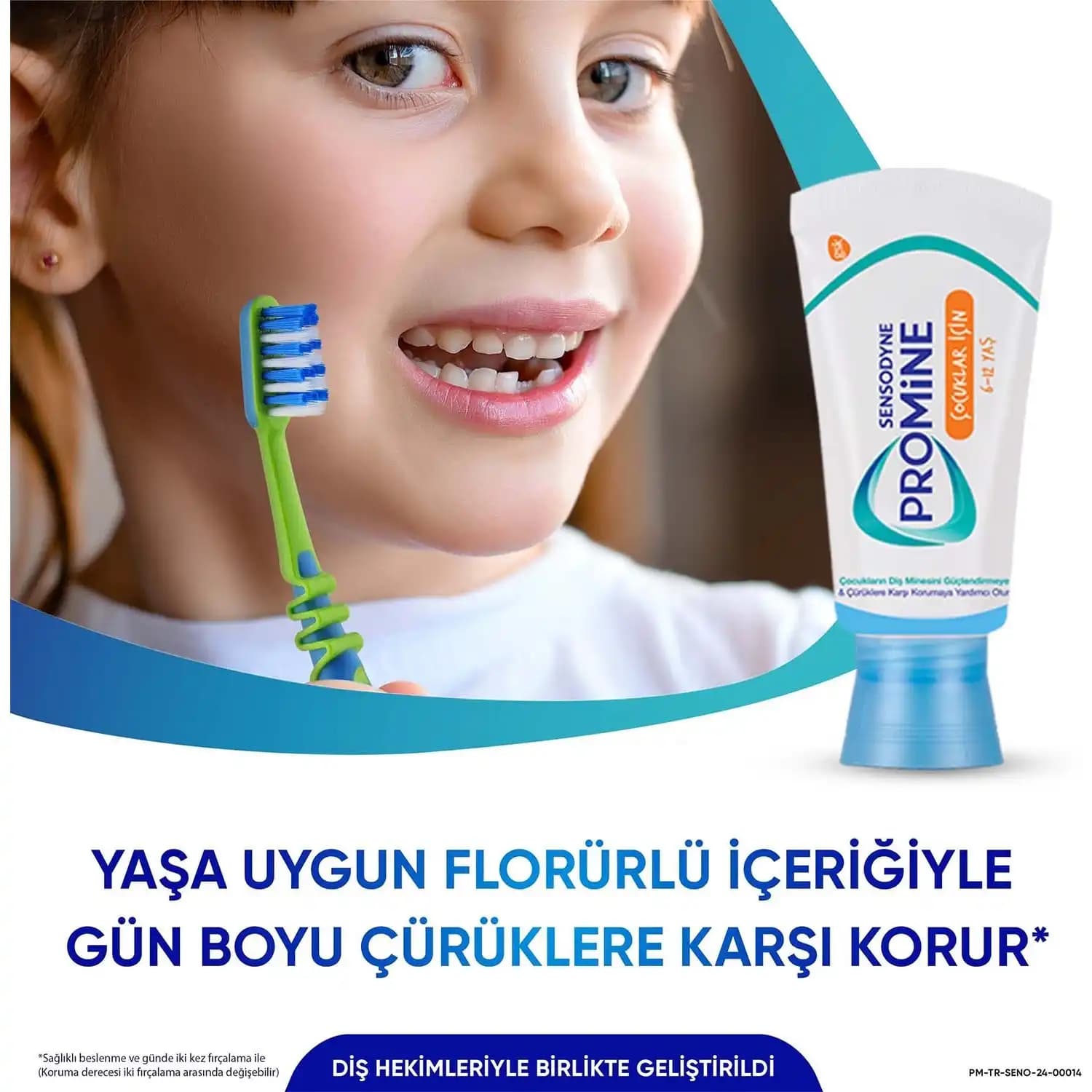 Sensodyne Promine 6-12 Yaş Çocuklar İçin Diş Macunu Güçlendirme ve Koruma Özellikleri