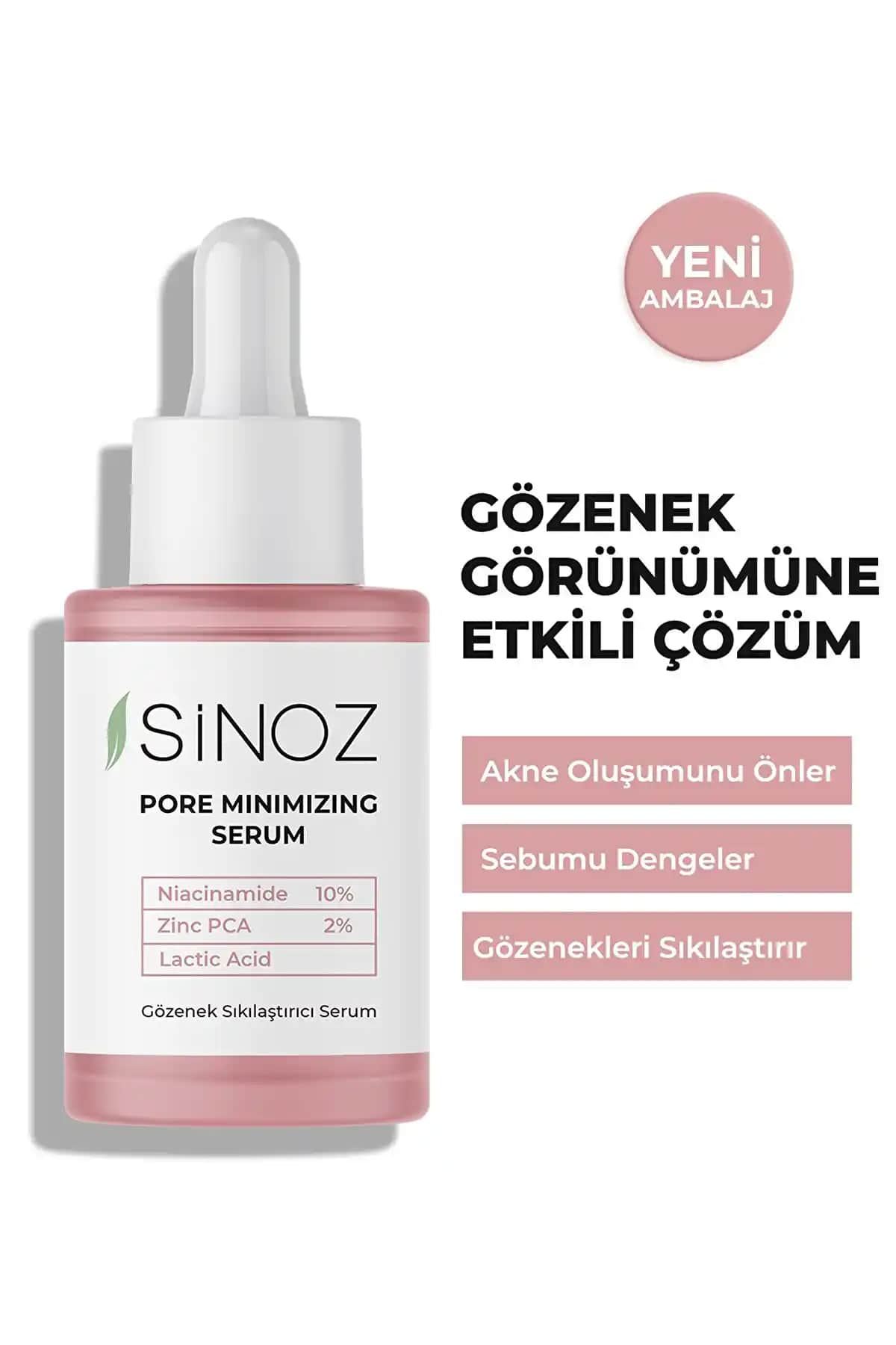 Sinoz Gözenek Sıkılaştırıcı Serum: Gözle görülür farklar ve etkili cilt bakımı