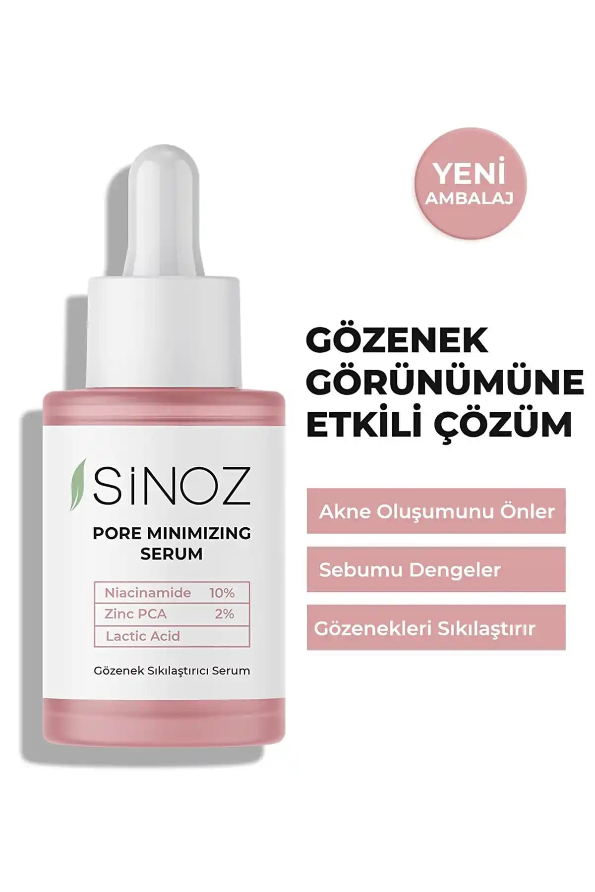 Sinoz Gözenek Sıkılaştırıcı Serum: Gözle görülür farklar ve etkili cilt bakımı