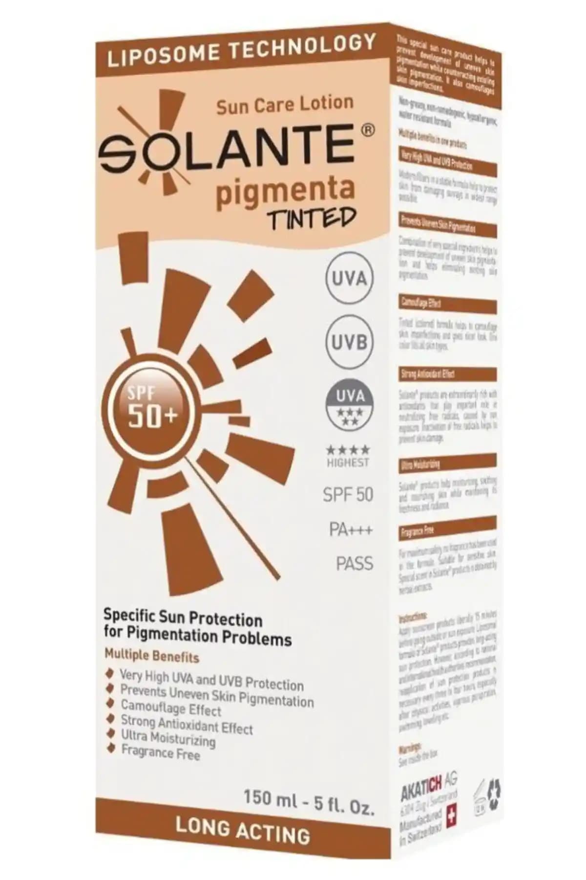 Solante Pigmenta Tinted SPF 50+ ile Güneş Koruma ve Cilt Tonu Eşitleme Çözümü