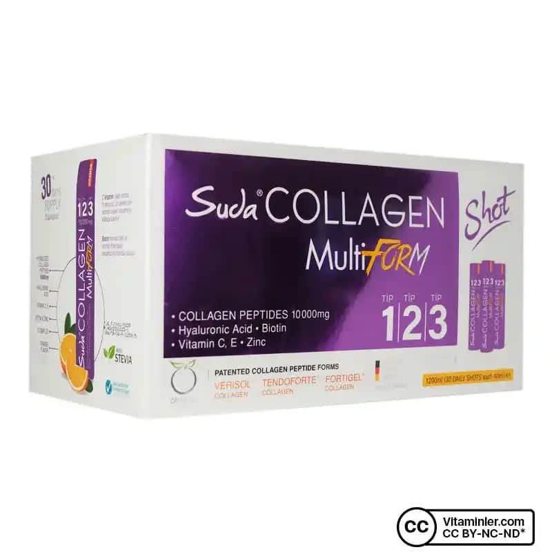 Suda Collagen Multiform Shot ile Güzellik ve Sağlığı Destekleyen Kolajen Takviyesi