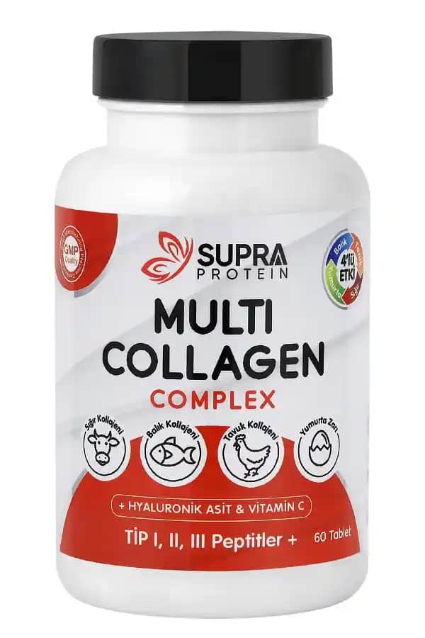 Supra Multi Collagen ile Cilt ve Eklem Sağlığını Destekleyen Çok Kaynaklı Takviye