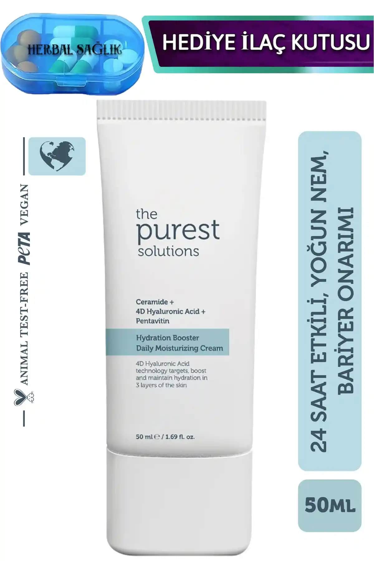 The Purest Solutions Günlük Yoğun Nemlendirici Krem: Saf ve Etkili Cilt Bakımı Çözümü