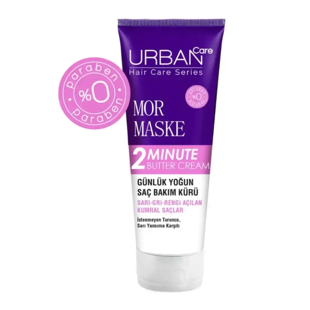 Urban Care Mor Maske ile Saç Renk Koruma ve Sağlık Sağlayan Bakım Çözümü