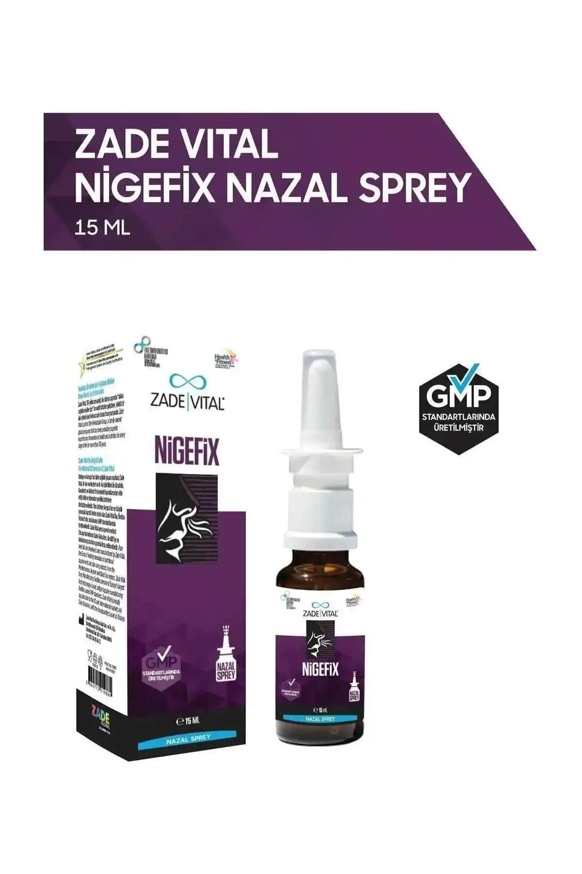 Zade Vital Nigefix Nazal Sprey: Doğal ve Güvenli Burun Bakımı İçin Etkili Çözüm