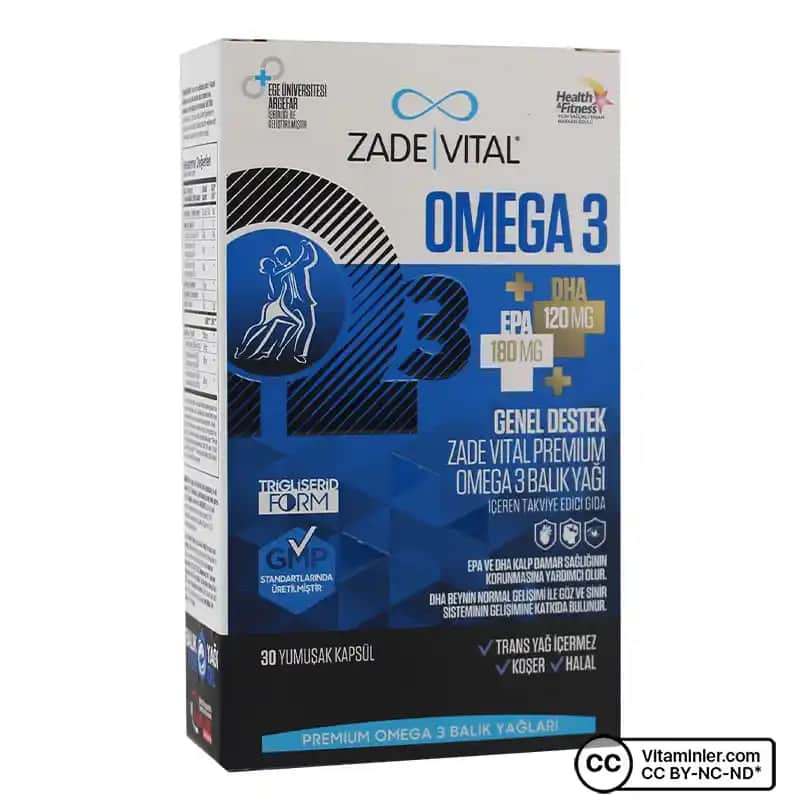 Zade Vital Omega 3 Balık Yağı: Güzellik ve Sağlık İçin Güvenilir Takviye Seçenekleri