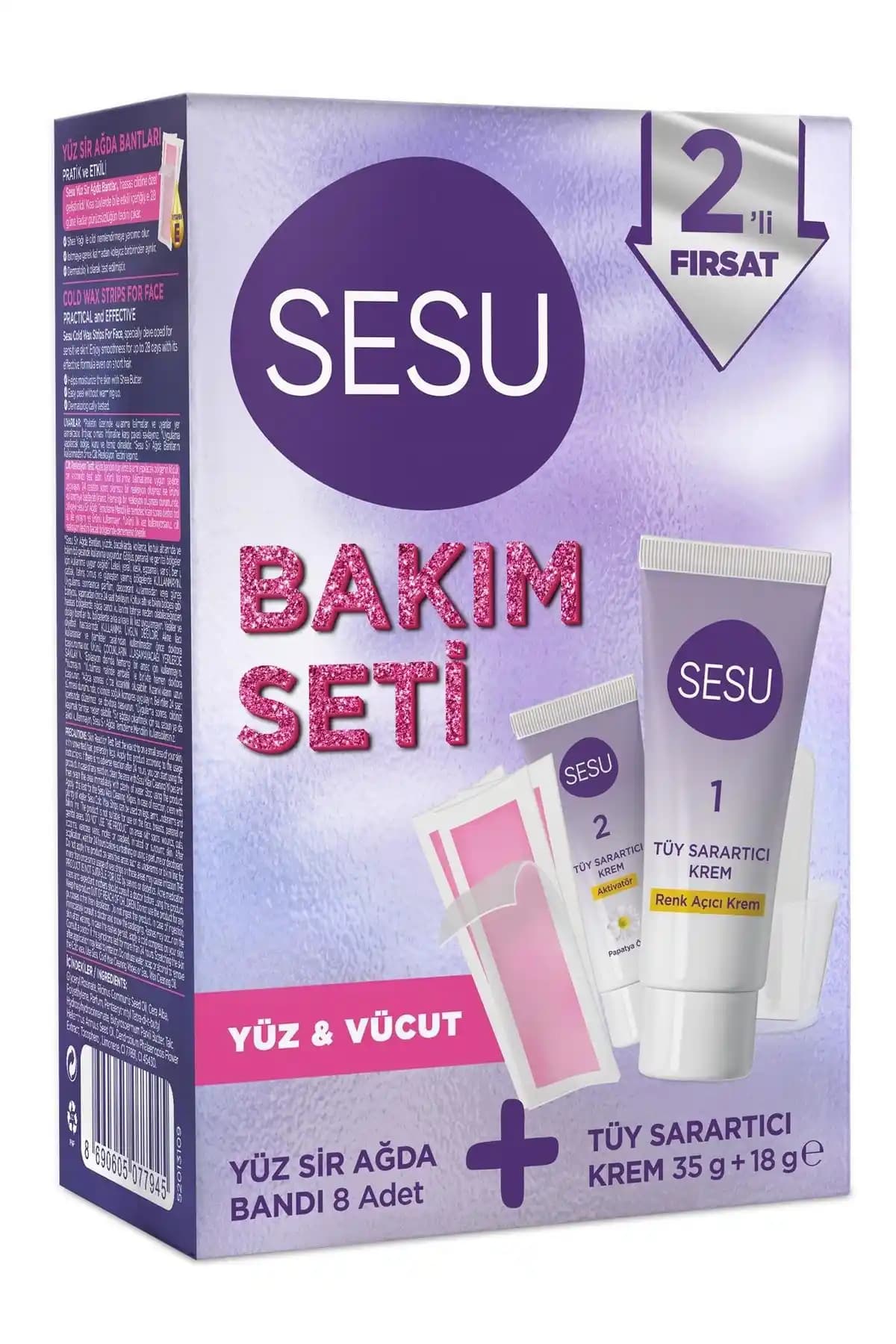 Sesu Tüy Sarartıcı Krem & Ağda Bandı Premium Bakım Seti Ürün İncelemesi ve Kullanıcı Deneyimi