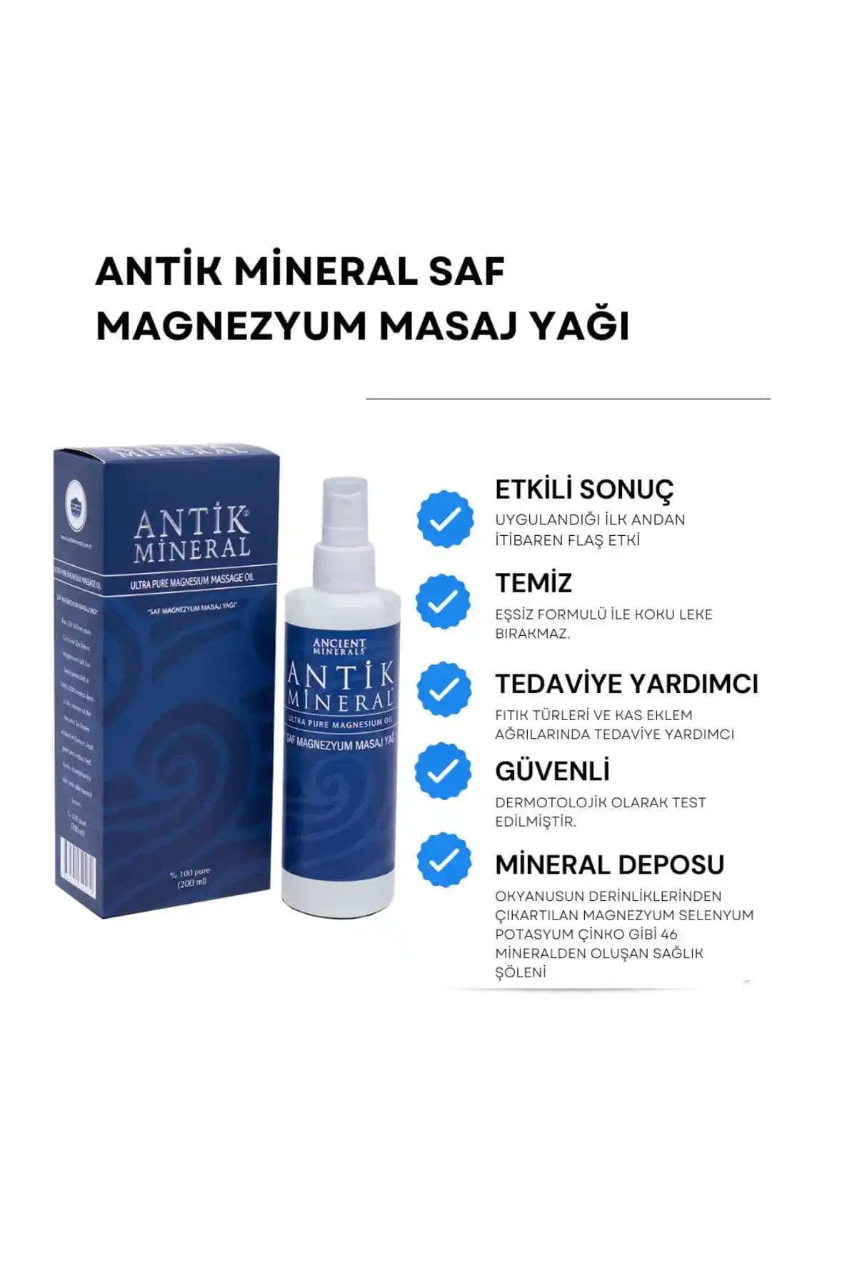 Antik Mineral Saf Magnezyum Yağı ile MORE THAN Magnezyum Yağı Karşılaştırması ve Kullanıcı Yorumları