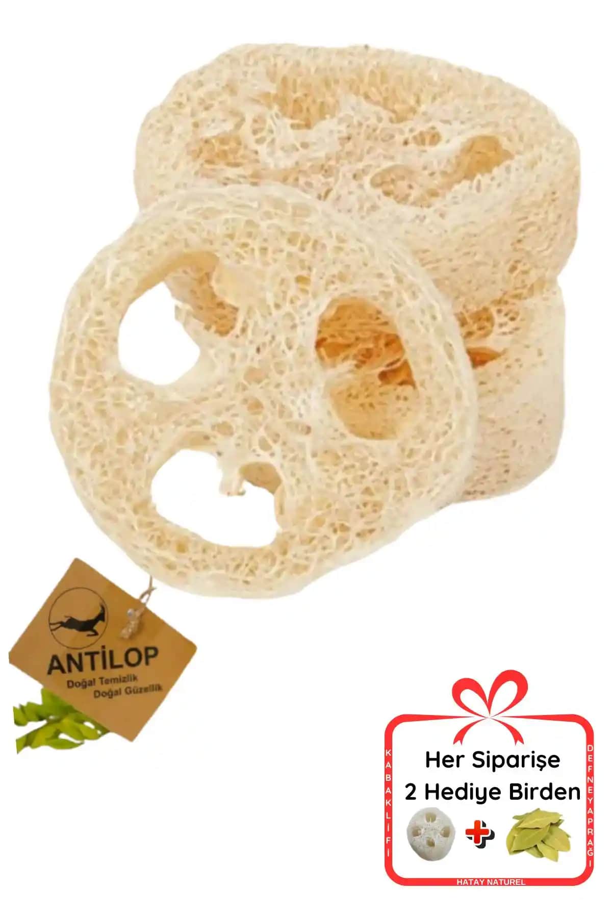 Antilop Doğal Kabak Lifi Oval ve Tombul Banyo Kesesi Karşılaştırması