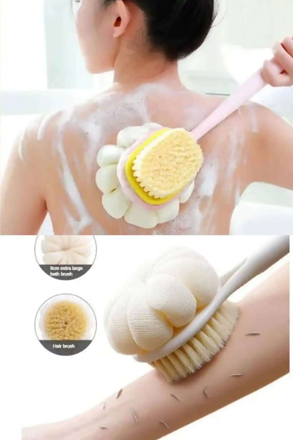 ARVALE 2'si 1 Arada Masajlı Duş Lifi ile Kitchen Beauty Çift Taraflı Banyo Kesesi Karşılaştırması