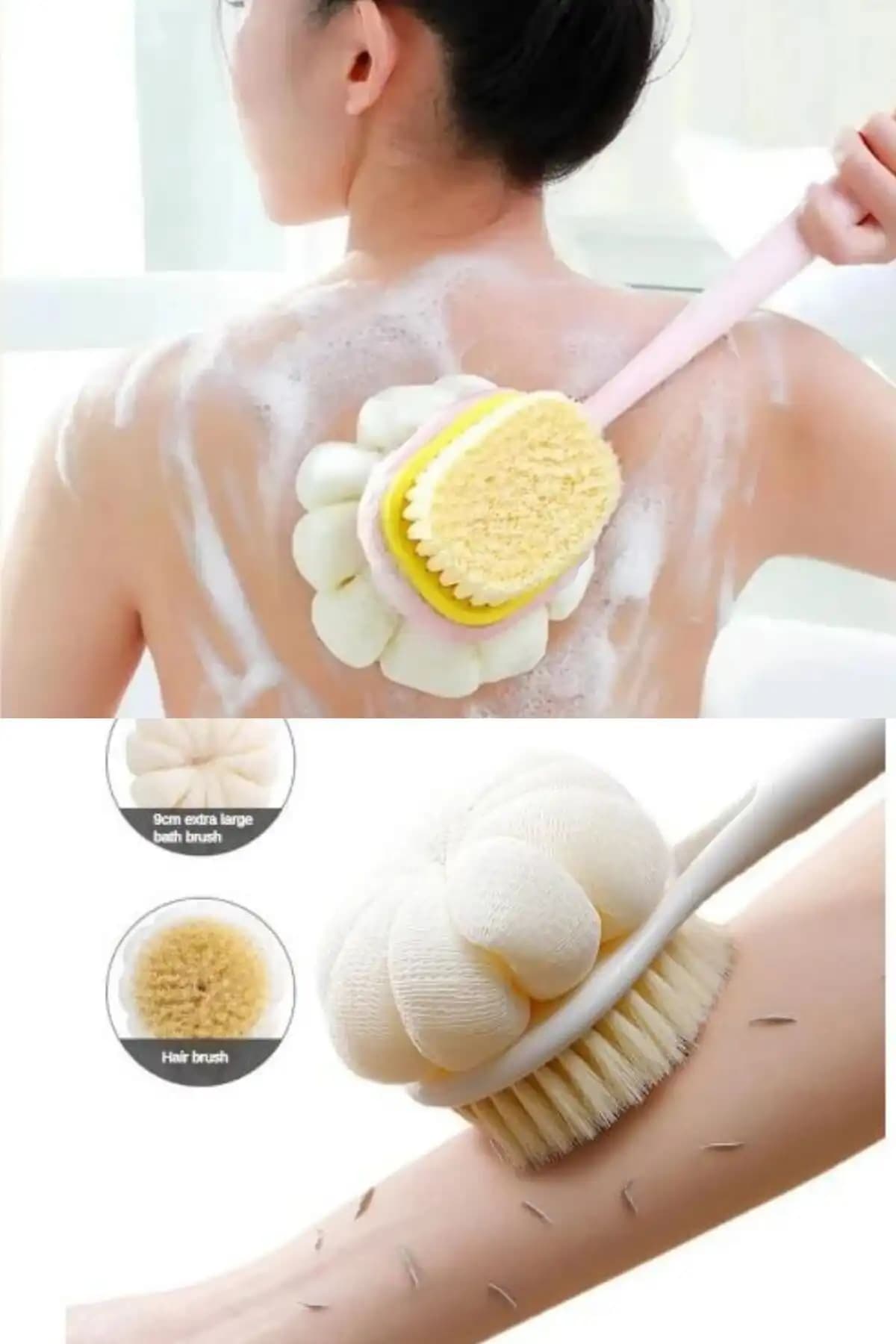 ARVALE 2'si 1 Arada Masajlı Duş Lifi ile Kitchen Beauty Çift Taraflı Banyo Kesesi Karşılaştırması 1