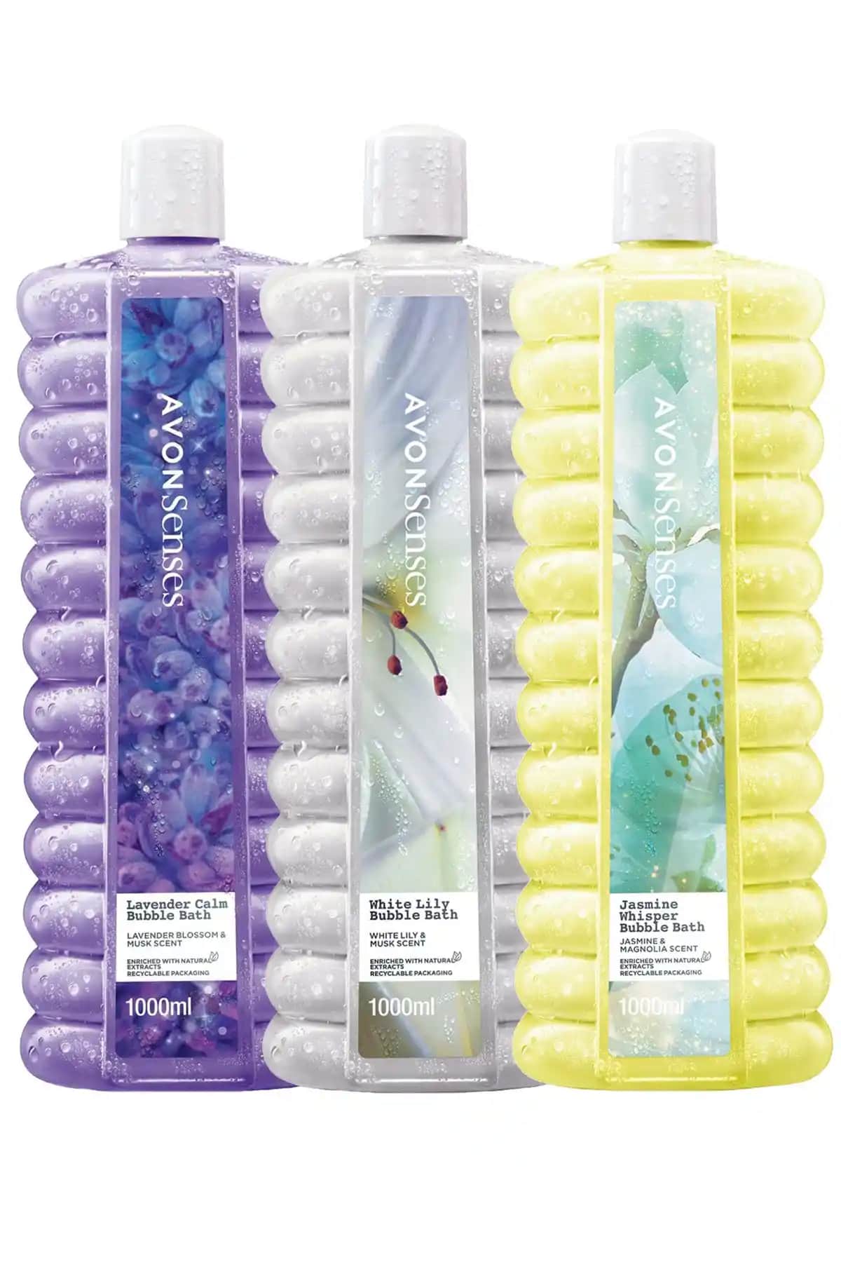 Avon Lavanta Zambak ve Yasemin Kokulu Banyo Köpüğü Seti ile Avon Senses Lavender Calm Karşılaştırması
