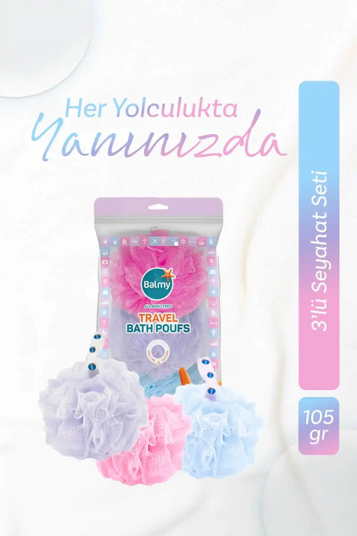 Balmy Seyahat Ponpon Lif Seti ve XL Banyo Lifi Karşılaştırması Ürün Özellikleri ve Kullanıcı Yorumları