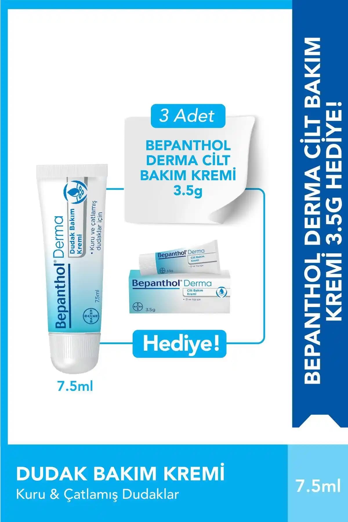 Bepanthol Dudak Bakım Kremi ve Cream Co. 3in1 Dudak Balmı Karşılaştırması