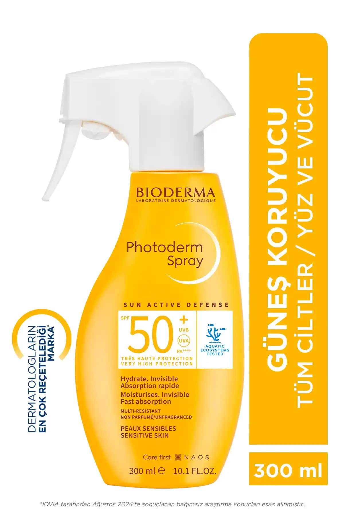 Bioderma Photoderm SPF50 ve SPF50+ Spreyleri Karşılaştırması ve Özellikleri