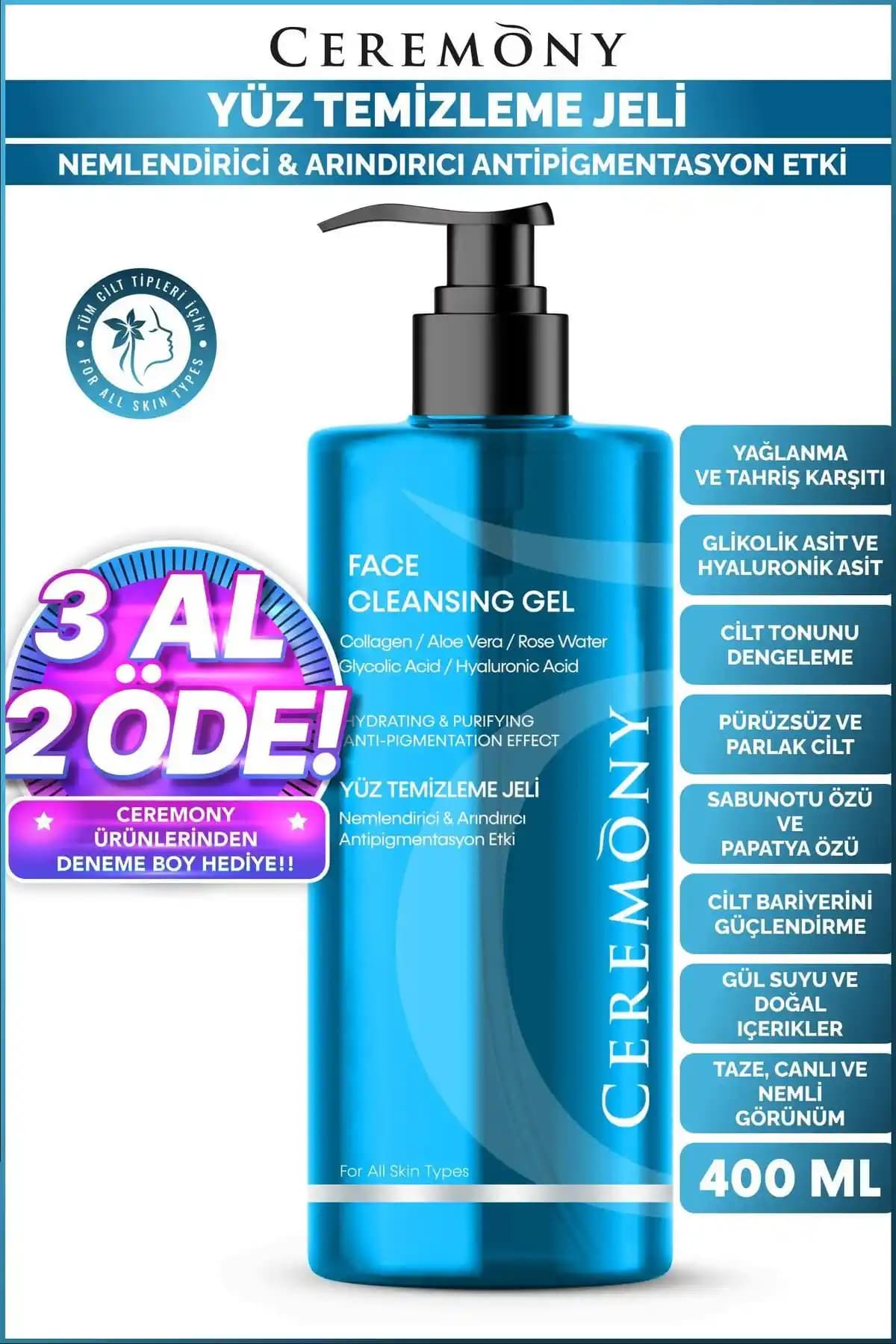 Ceremony Temizleme Jeli ve NIVEA Yüz Yıkama Köpüğü Karşılaştırması