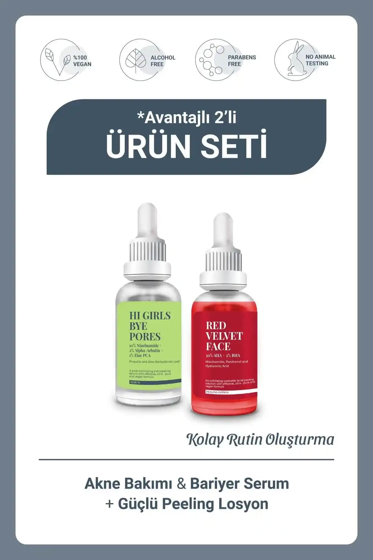 Cilt Bakımı Ürünleri Karşılaştırması: SHE VEC Gözenek Sıkılaştırma Seti ve SMOOTH ME-ALL NIGHT Serum