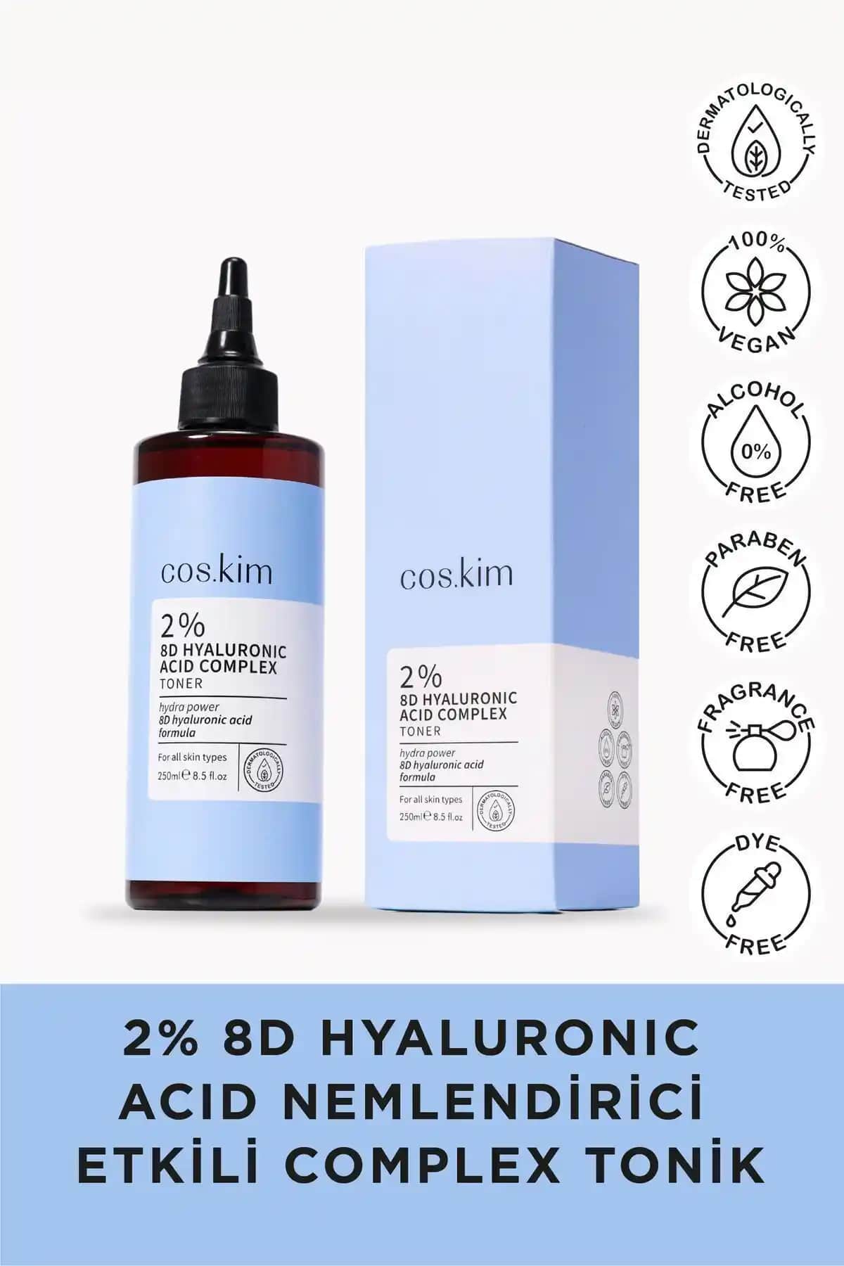 Cos.kim 8D ve Luv it! 8D nemlendirici tonik karşılaştırması