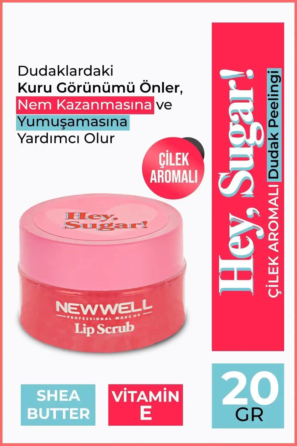 Hey Sugar! Çilek ve Karışık Meyve Aromalı Dudak Peelingleri Karşılaştırması