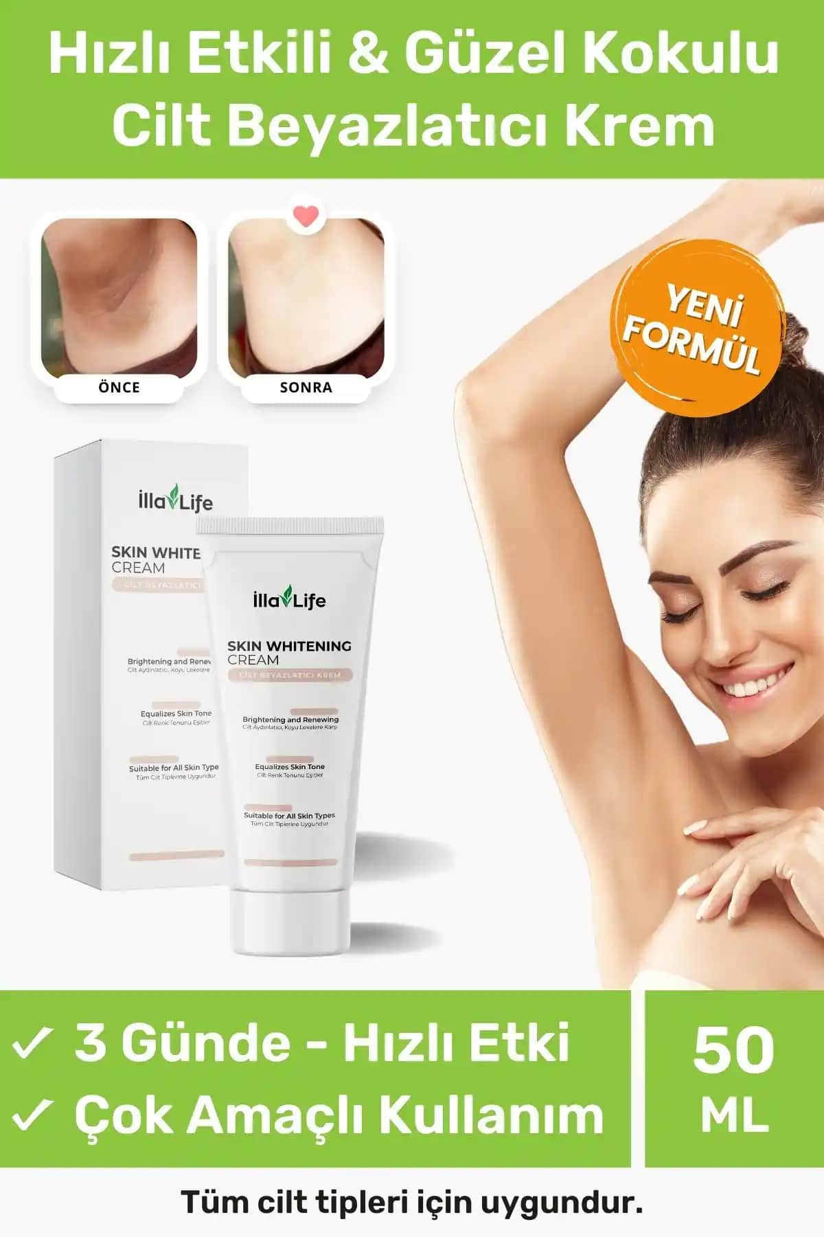 İlla Life ve THE FINE ORGANICS Beyazlatıcı Kremler Karşılaştırması