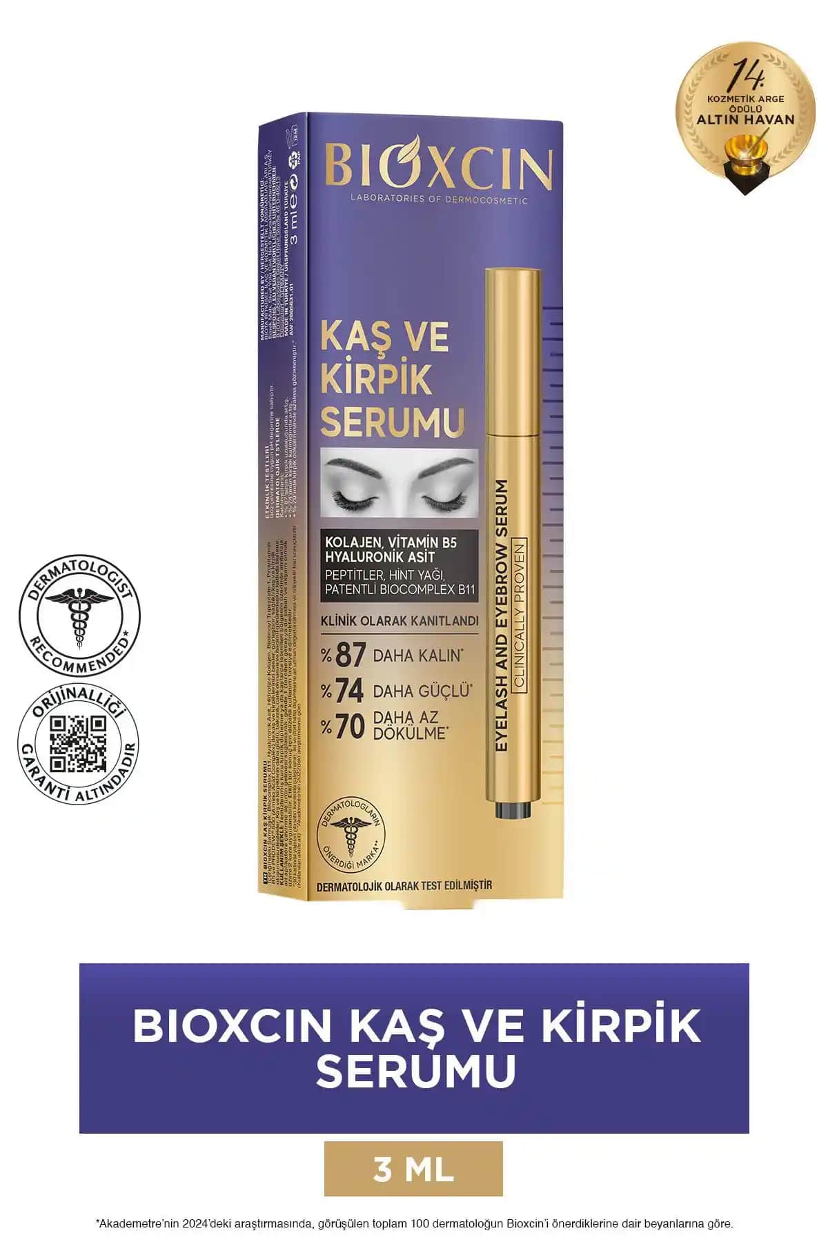 Kaş ve Kirpik Serumu Karşılaştırması: Bioxcin ve ru cosmetic Ürünleri Analizi